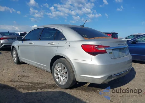 2012 Chrysler 200 Lx из США, поврежденный, VIN 1C3CCBAG8CN163762